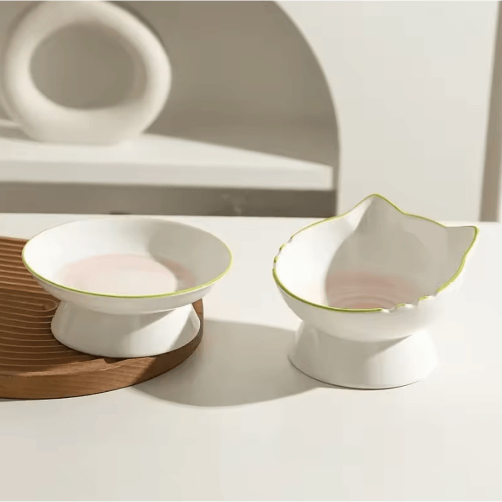 ComfortLift Elevated Cat Food Water Bowl 0