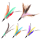 RainbowFeather Interactive Cat Wand Toy Set 5