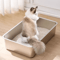 SteelGuard 304 Stainless Steel HighSided Cat Litter Box 5