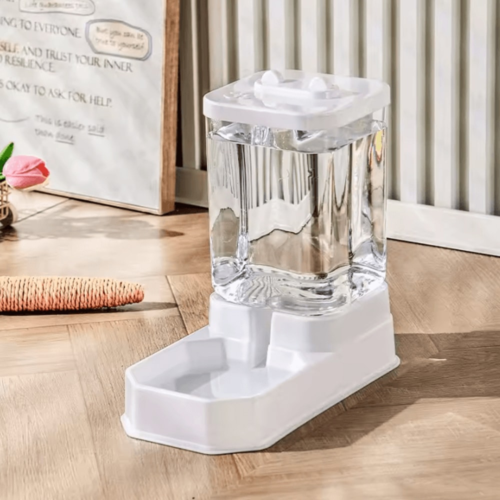 FreshServe Large Capacity Automatic Pet Feeder Water Dispenser Set 4