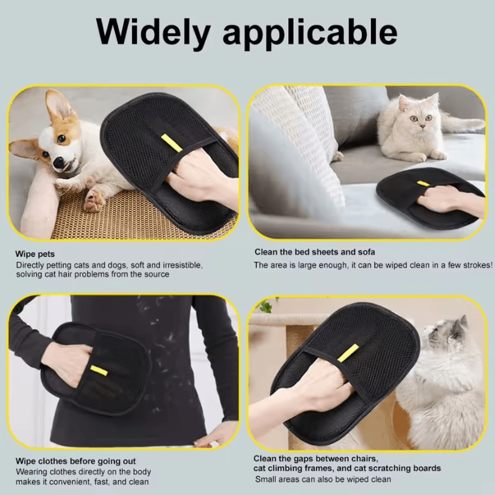 FurSweep Deshedding Pet Grooming Glove 2