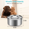 SplashGuard Stainless Steel NoSpill Pet Water Bowl 2