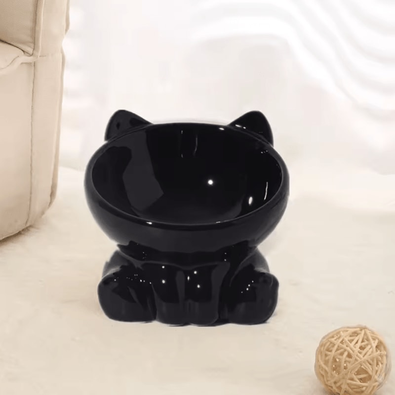 TiltEase Elevated Ceramic Pet Bowl 2