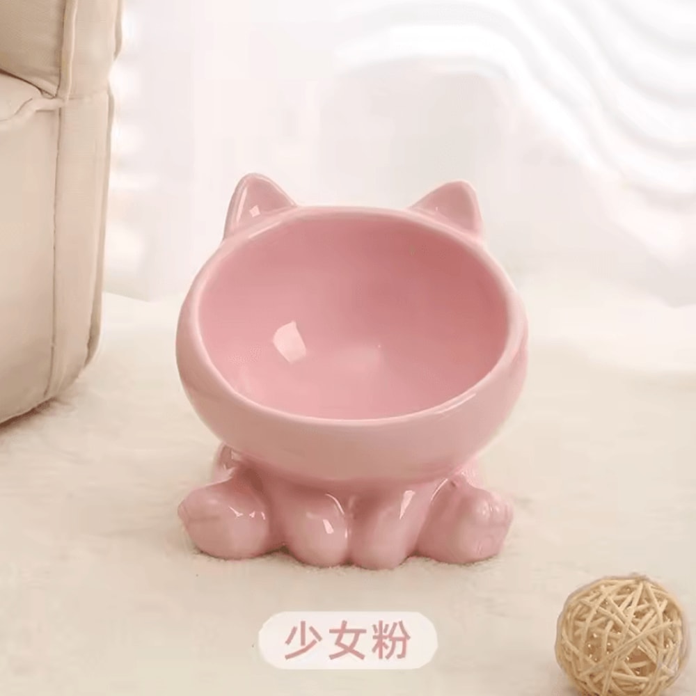 TiltEase Elevated Ceramic Pet Bowl 4