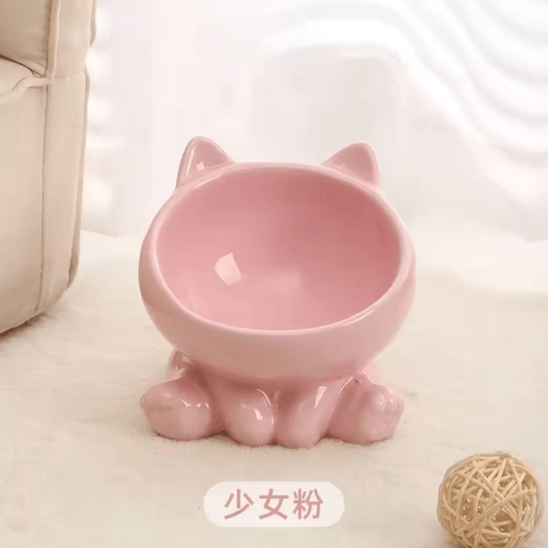 TiltEase Elevated Ceramic Pet Bowl 4