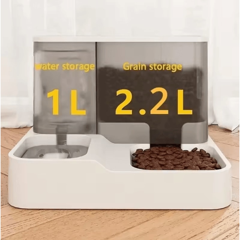DualFlow 22L Automatic Pet Feeder Water Dispenser 0