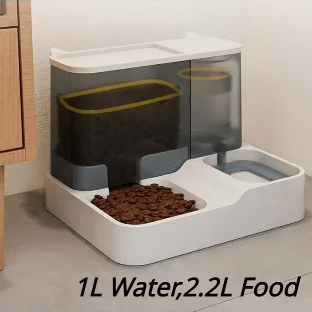 DualFlow 22L Automatic Pet Feeder Water Dispenser 1