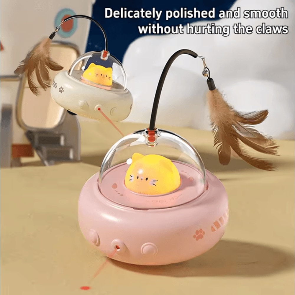 OrbitPlay Smart UFO Interactive Cat Teaser Toy 1