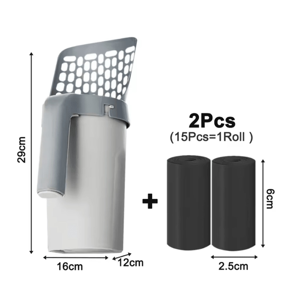 CleanScoop Litter Scoop With Waste Bag Dispenser 4