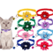BlossomBell Floral Bow Pet Collar 0