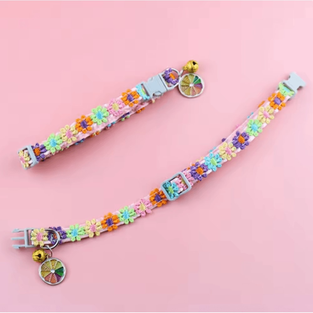 PawCharm Adjustable Pet Collar With Bell 0
