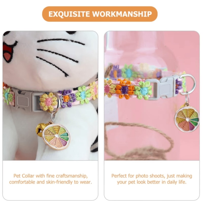 PawCharm Adjustable Pet Collar With Bell 1