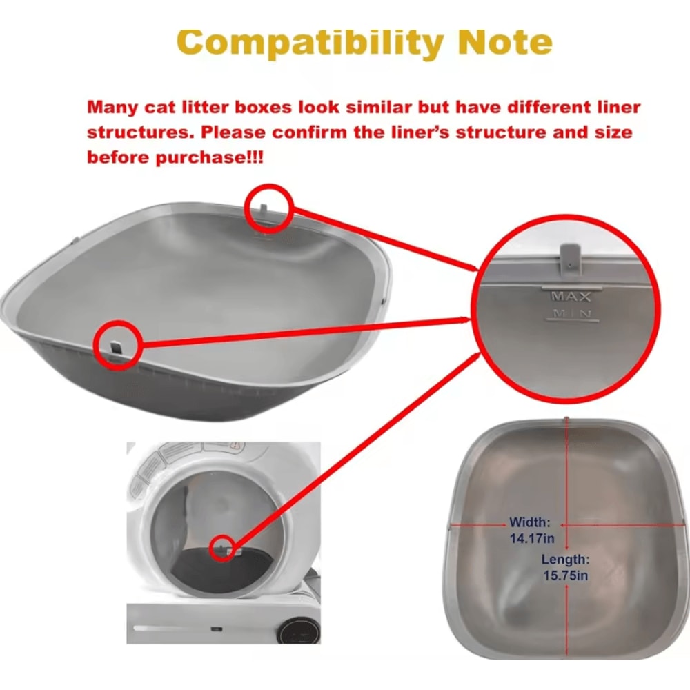 CleanFit Automatic Litter Box Waste Bin Accessory Kit 1