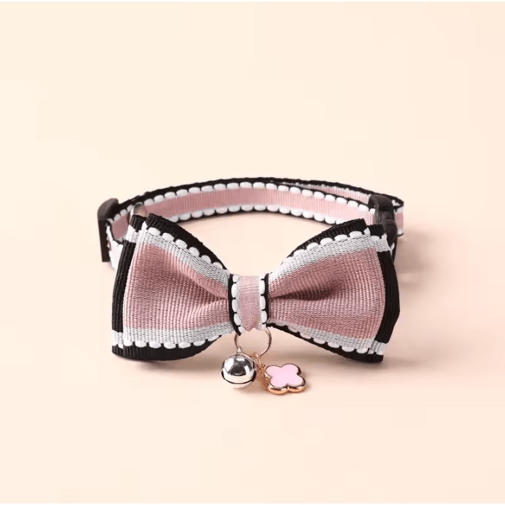 BellaBow Adjustable Pet Collar With Bell 3
