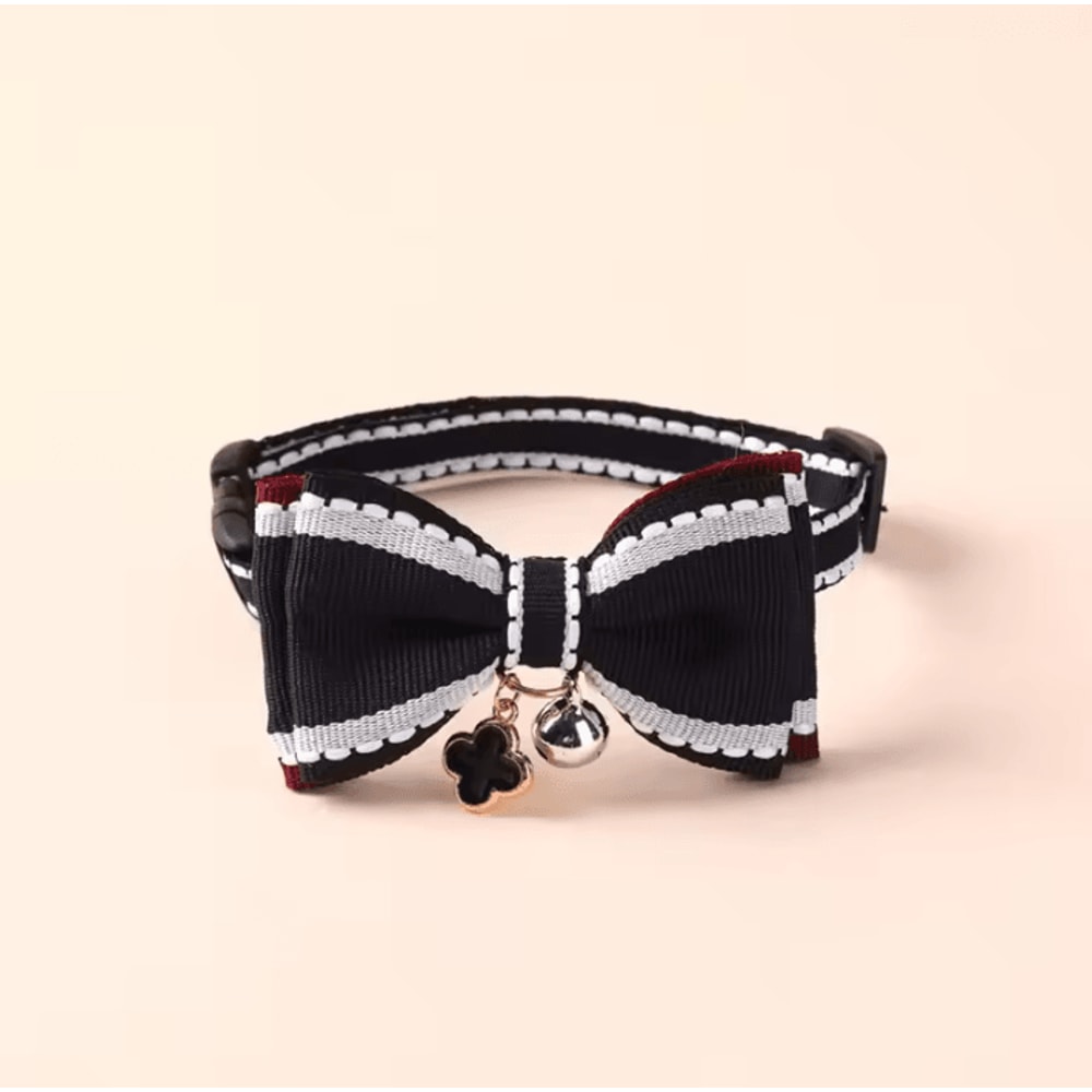 BellaBow Adjustable Pet Collar With Bell 5