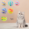 JingleChase Colorful Bell Ball Cat Toy Set 4