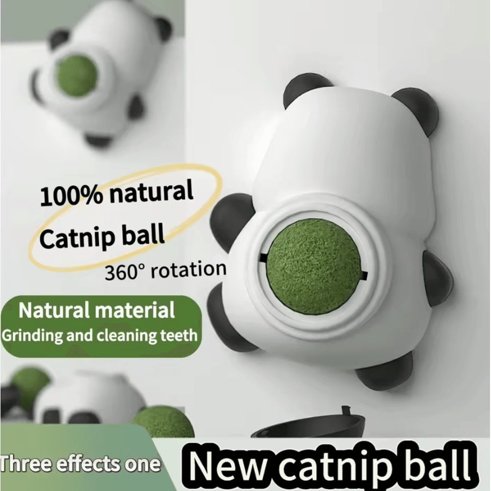 NatureMint Catnip Wall Ball Dental Toy 0