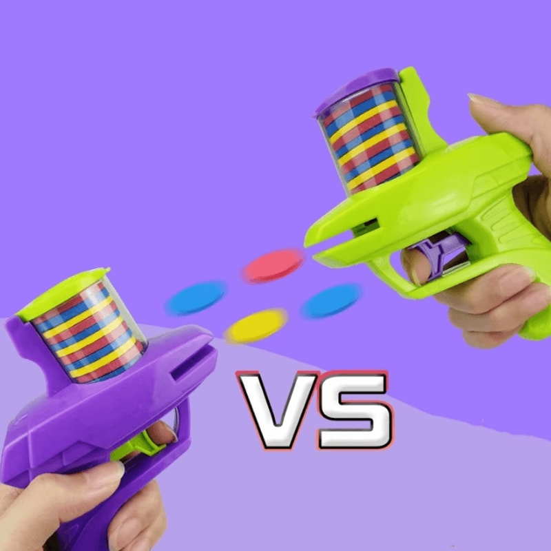 SkyShot Double Foam Disc Launcher Set 0