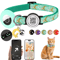 SafeTrack AirTag Pet Collar With Glow Holder QR Tag 0