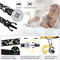 SafeTrack AirTag Pet Collar With Glow Holder QR Tag 1