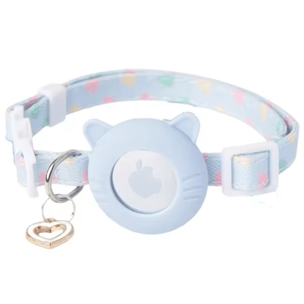 TrackSafe Adjustable AirTag Cat Collar With Breakaway Buckle 0
