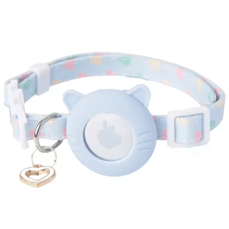 TrackSafe Adjustable AirTag Cat Collar With Breakaway Buckle 0