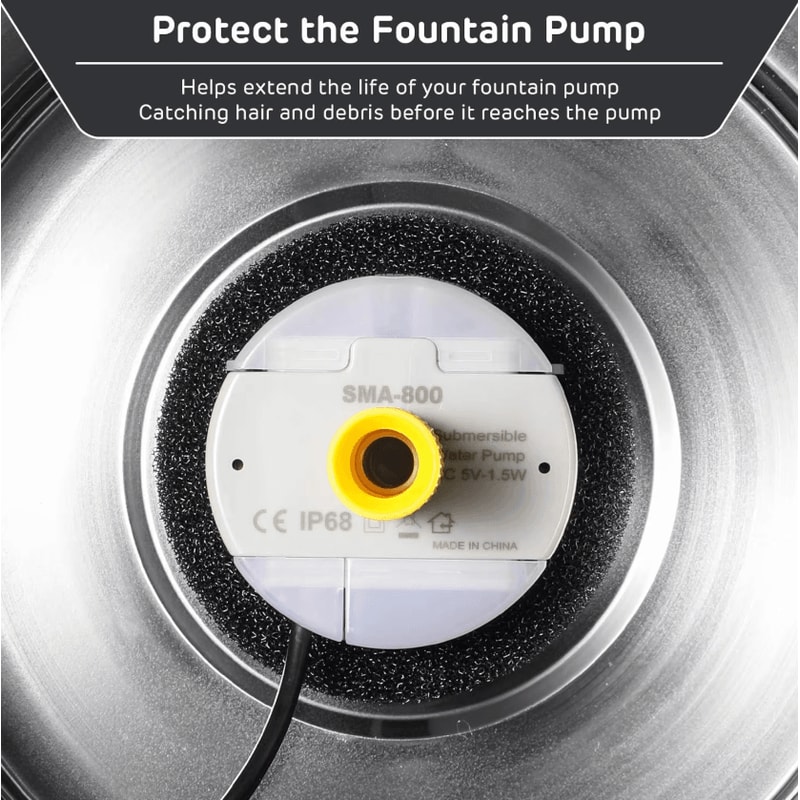 PurePump Foam Filter Replacement Set For Cat Water Fountains 3