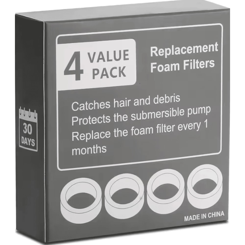 PurePump Foam Filter Replacement Set For Cat Water Fountains 4