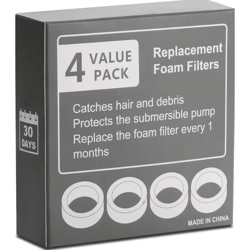 PurePump Foam Filter Replacement Set For Cat Water Fountains 4
