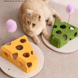 hidepaws interactive felt puzzle box for cats