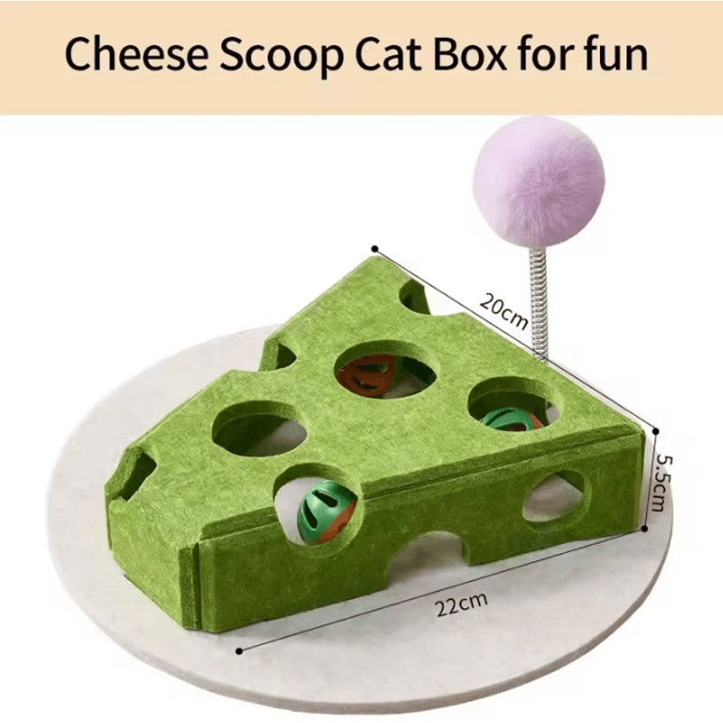 HidePaws Interactive Felt Puzzle Box For Cats 5
