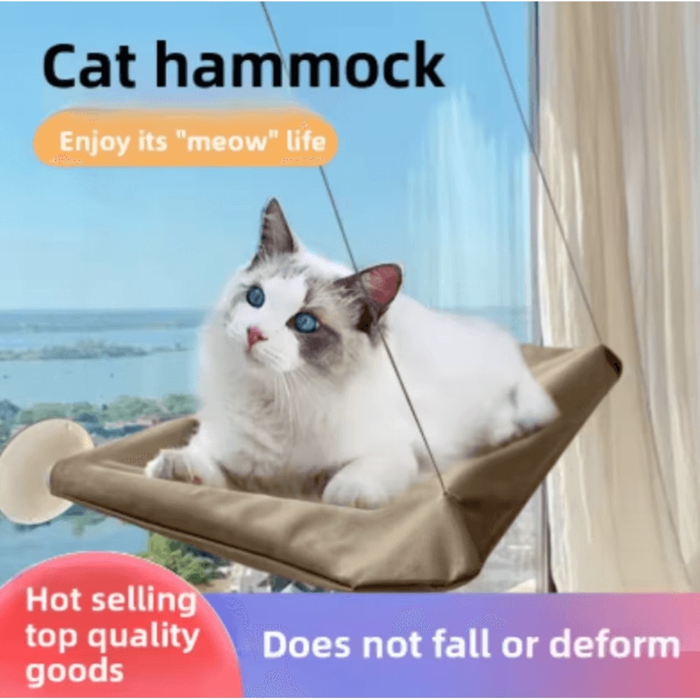SunnyPerch Window Cat Hammock Bed 1