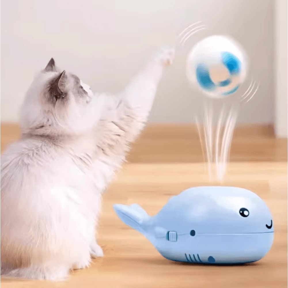 WhaleWave Interactive Electric Cat Ball Toy 1