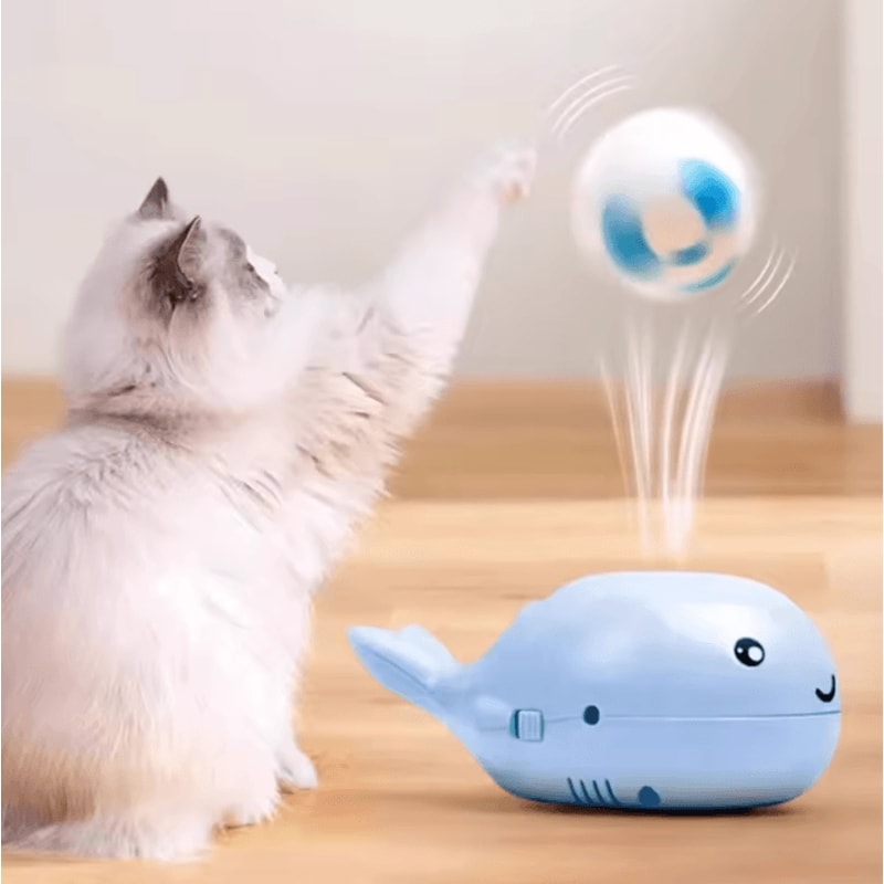 WhaleWave Interactive Electric Cat Ball Toy 1