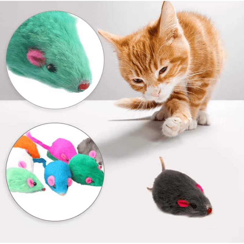 MintMouse Catnip Plush Mouse Toy Set 1