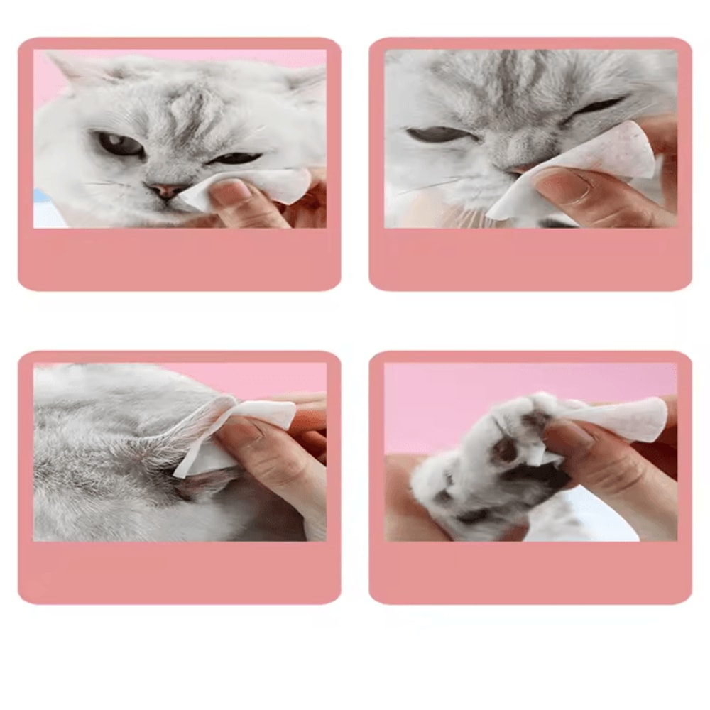 BrightEyes Tear Stain Eye Cleaning Wipes For Pets 3