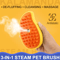 SteamGlow 3in1 Pet Grooming Massage Brush 2