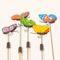 Retractable Butterfly Cat Teaser Wand Interactive Spring Toy For Active Indoor Cats 3