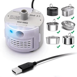 usb pet fountain replacement pump – quiet submersible water pump for cat fountains