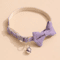 Bow Bell Adjustable Pet Collar For Cats Small Dogs 4