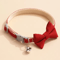 Bow Bell Adjustable Pet Collar For Cats Small Dogs 5
