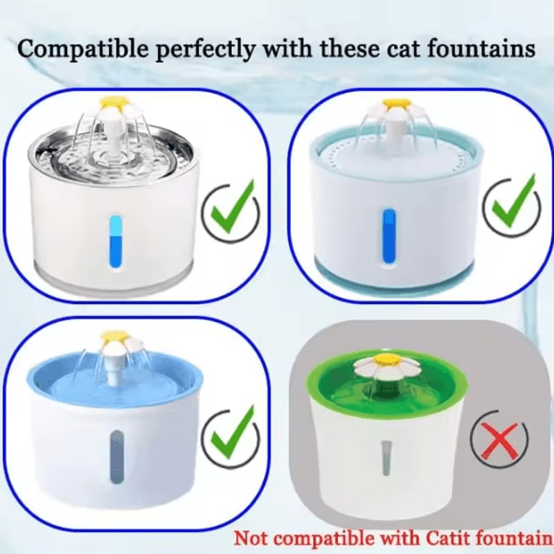 PureFlow 3Layer Cat Water Fountain Replacement Filters 2