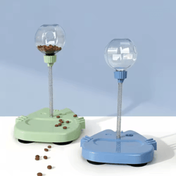 treattumbler interactive wobble cat treat dispenser & puzzle feeder