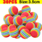 RainbowBounce EVA Cat Toy Balls Interactive Chew Chase Play Set 5