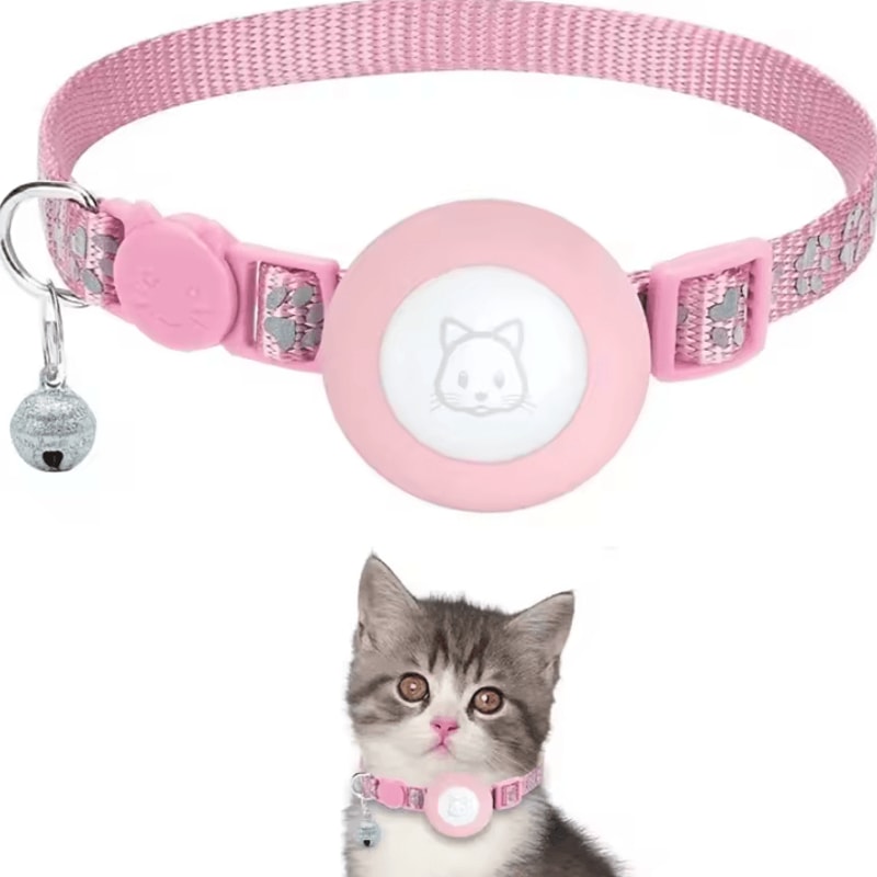 TrackSafe AirTag Cat Collar With Reflective Safety Design 3