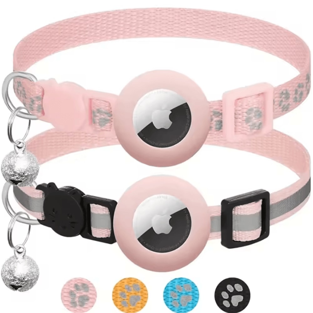 TrackSafe AirTag Cat Collar With Reflective Safety Design 8