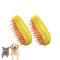 SteamGlow 3in1 Electric Pet Grooming Massage Brush 4