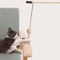 JinglePounce Interactive Cat Wand Toy With Bells Cartoon Charms 1