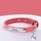 LuxeTag Personalized Leather Cat Collar With Engraved ID Bell 3