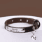 LuxeTag Personalized Leather Cat Collar With Engraved ID Bell 5